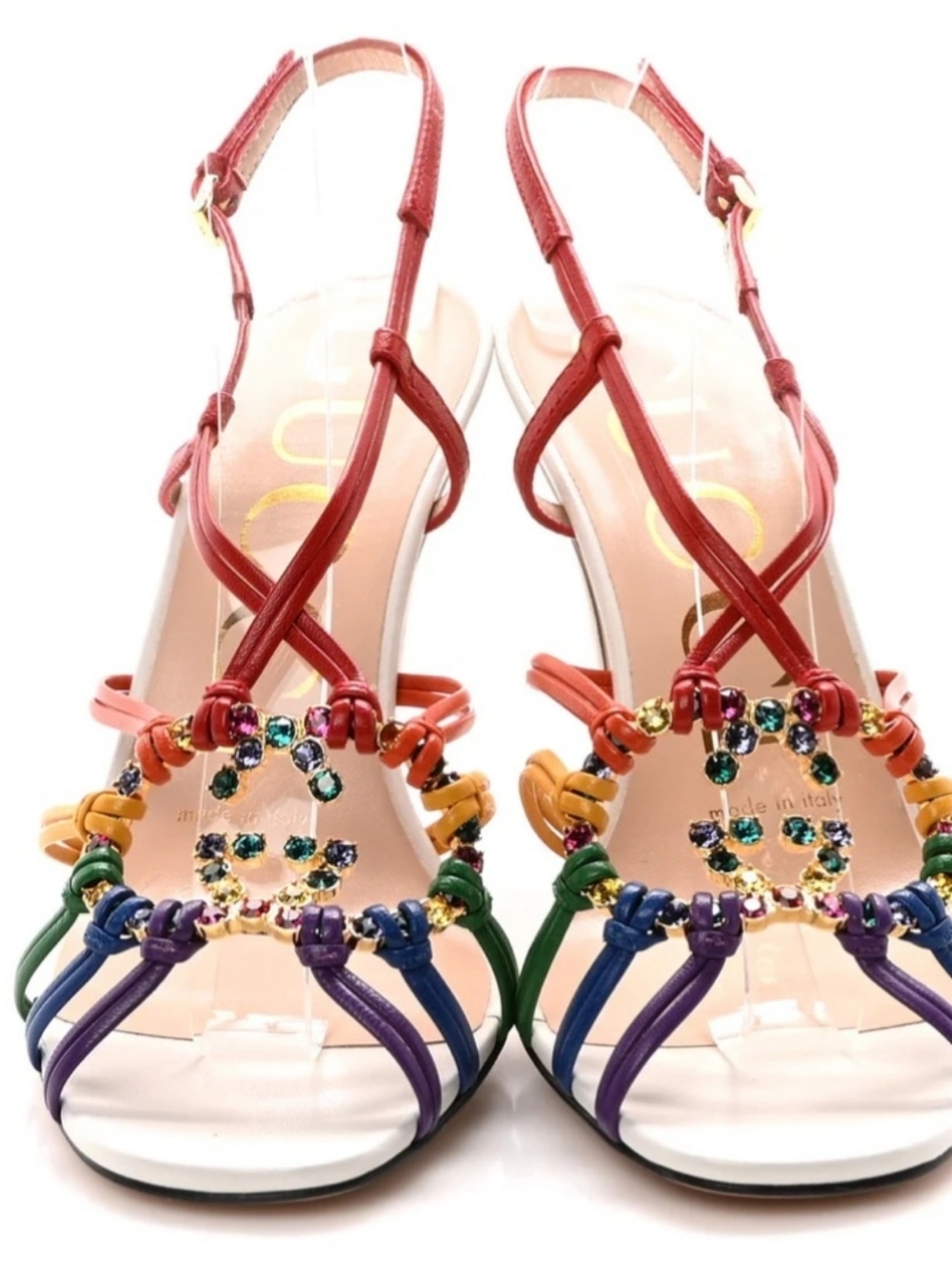 ​Gucci Rainbow Crystal GG Sandals – Like New! - Picture 2 of 4